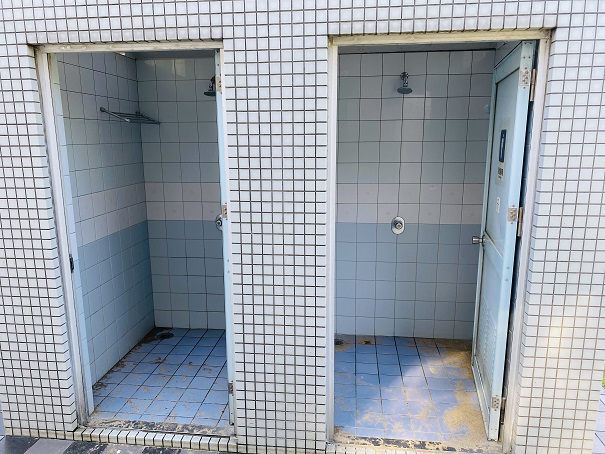 田井ノ浜海水浴場　シャワー