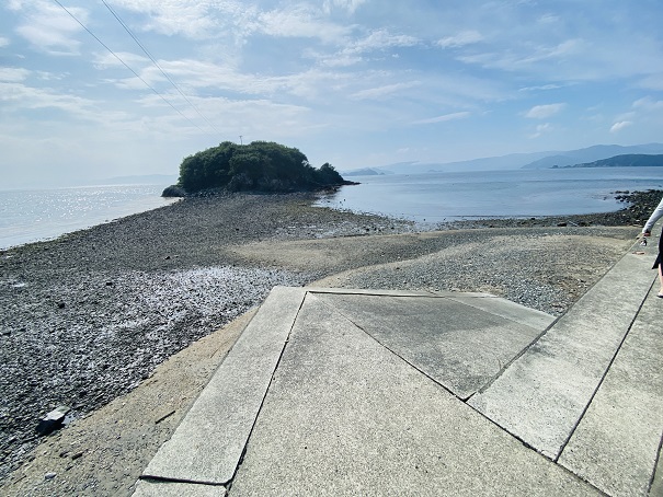 ねずみ島　降り口