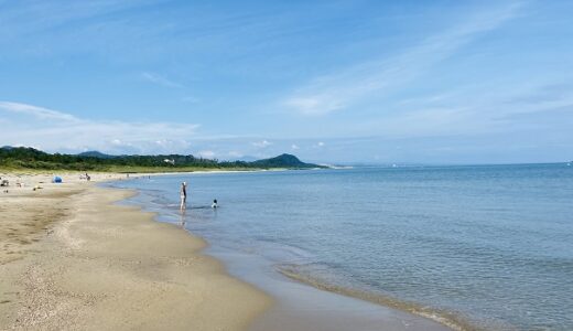 岩戸海水浴場 キレイな水質の穴場ビーチと白い砂浜 鳥取市　