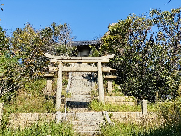 犬島　山神社鳥居