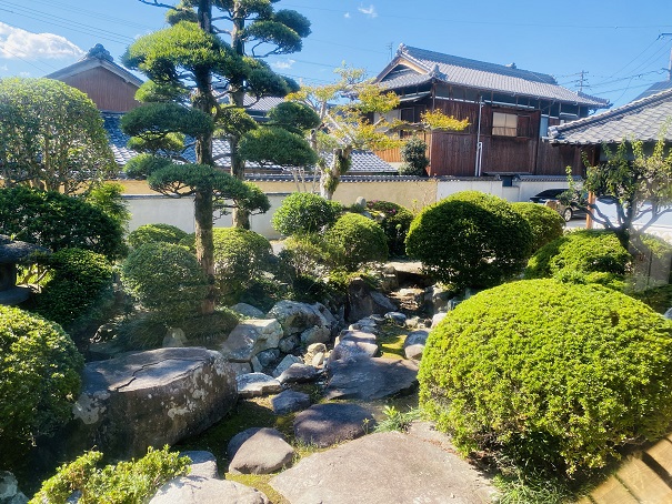 天水分　日本庭園