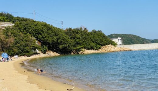 宝伝海水浴場 遠浅の穏やかな瀬戸内海 駐車場と釣り 岡山市