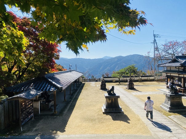 箸蔵寺　成りきり本尊展望壇から見た景色