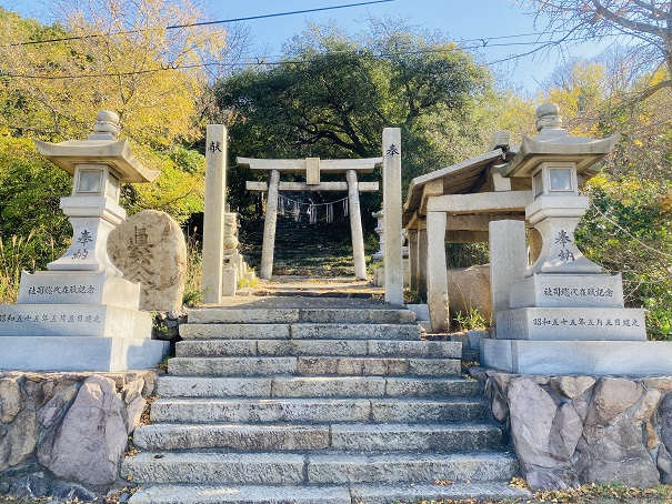 真鍋島　八幡神社　入口