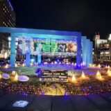 丸亀駅ライトアップ