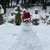 雲辺寺　雪遊び
