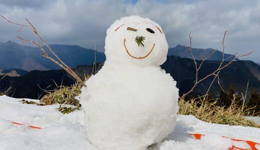 剣山スキー場 無料解放のゲレンデで雪遊びや雪だるま作り つるぎ町