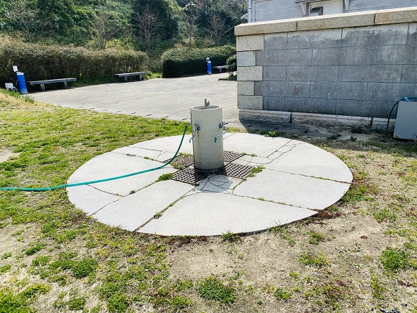 男木島灯台キャンプ場　水道