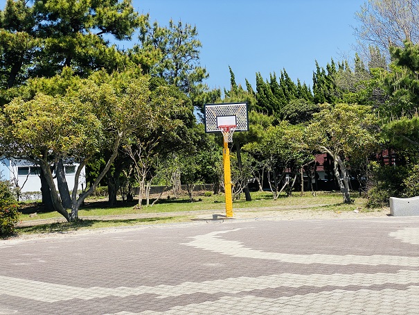 五色浜海浜公園　バスケットゴール