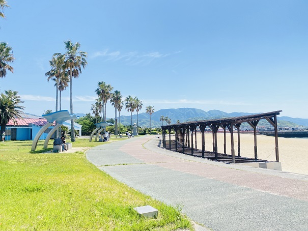 五色浜海浜公園　遊歩道
