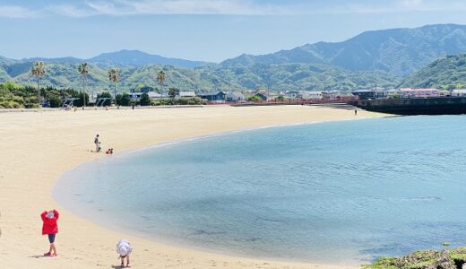 五色姫海浜公園 南国リゾートの様な美しいビーチの海水浴場 伊予市