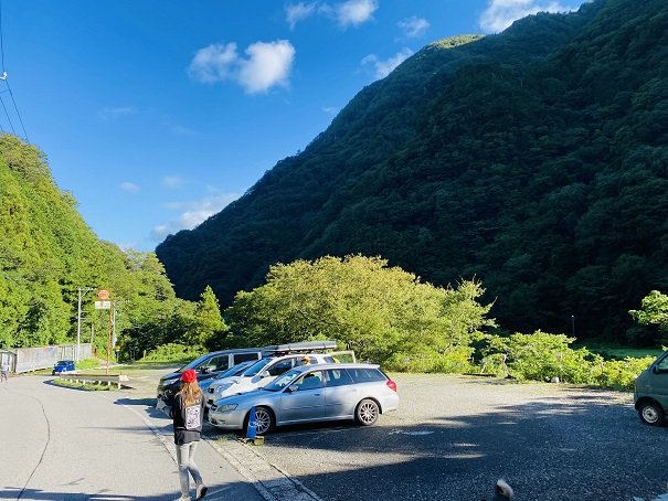 石鎚登山ロープウェイ駐車場