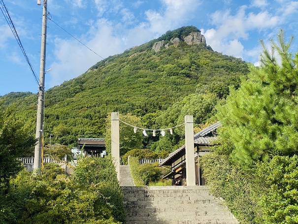 屋島神社　石段