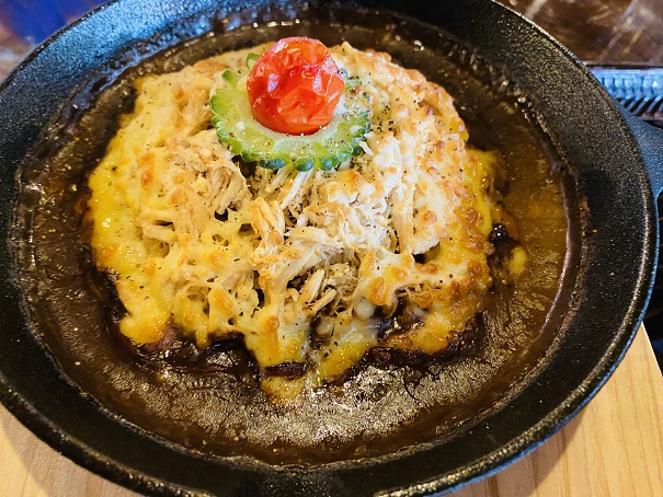 hasyu 播種　パリパリチキンの焼きカレー