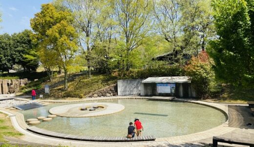 国営讃岐まんのう公園 ドラ夢の泉広場で水遊びが楽しめる