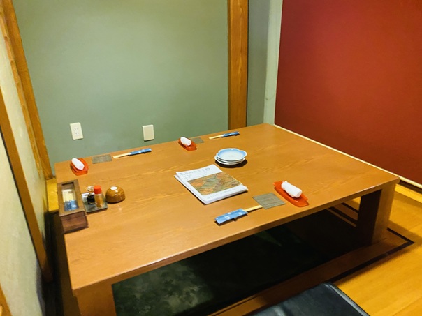 弁慶店内風景と座席
