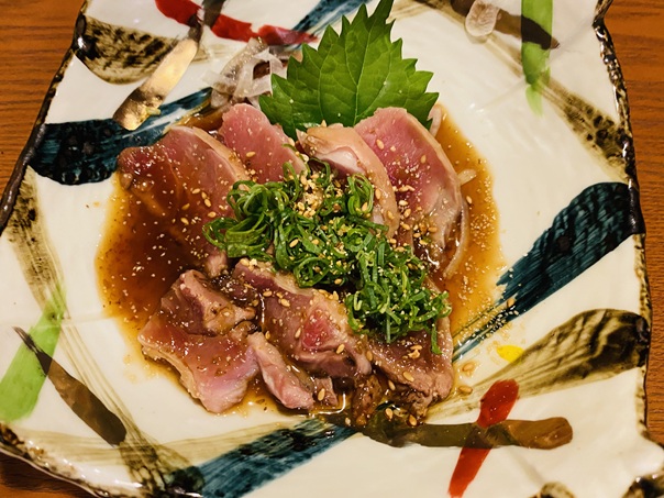 地鶏のタタキ弁慶