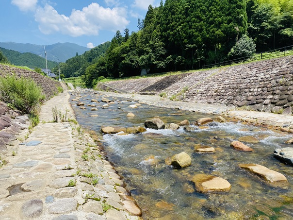 後山川　北方向