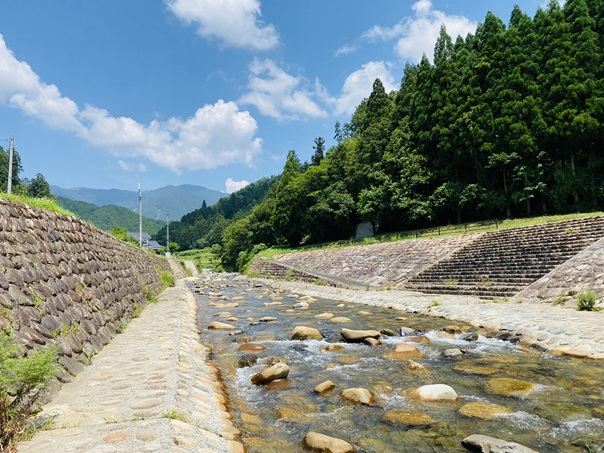 後山川　河川公園　川遊び