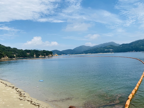 つた島　遊泳区域