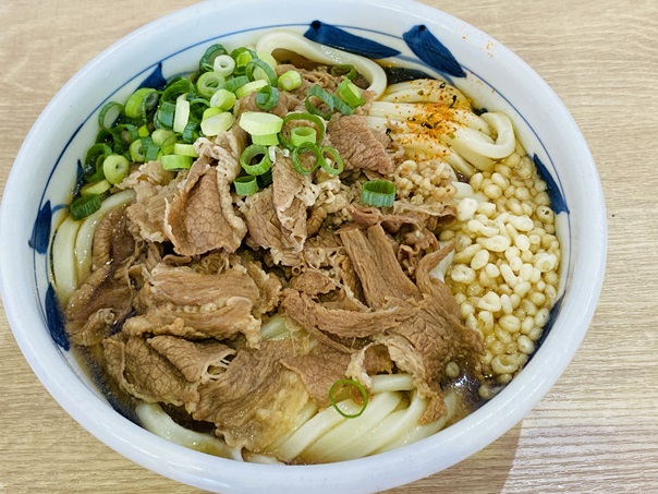 架け橋夢うどん　肉ぶっかけうどん