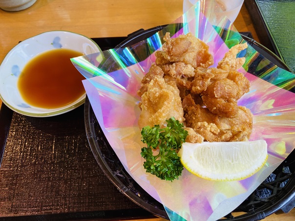 霧の森レストラン　若鶏の唐揚げ