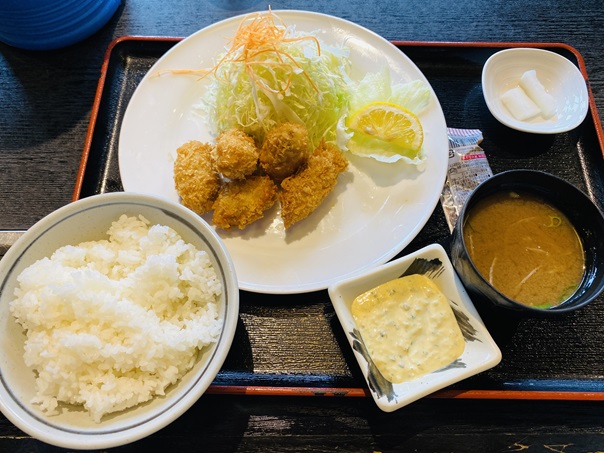 田子作　カキフライ定食