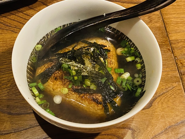 焼き鳥ひびきや　おこげスープ