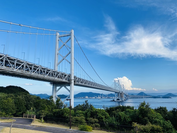 与島PA　築山展望台からの景色