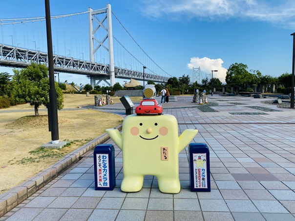 与島パーキングエリア　わたるカメラ台