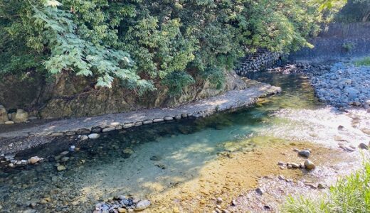 鈍川渓谷温泉郷 木地川の川遊びスポットと日帰り温泉 今治市