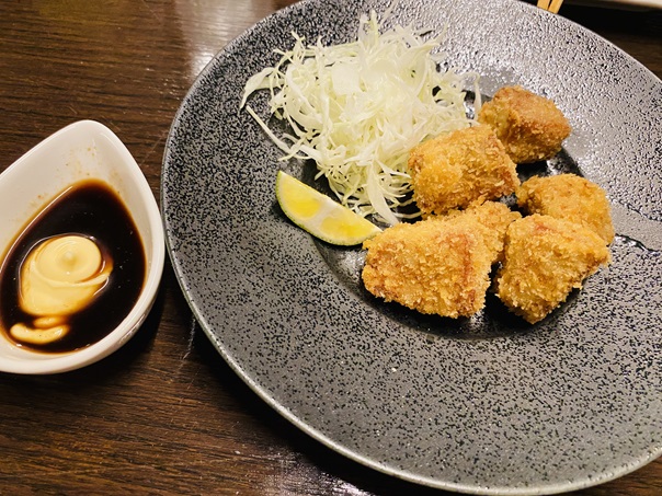 甘味居酒屋一鈴　マグロ一口カツ