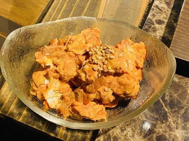 さぬき焼肉きゅう　チャンジャとクリームチーズ