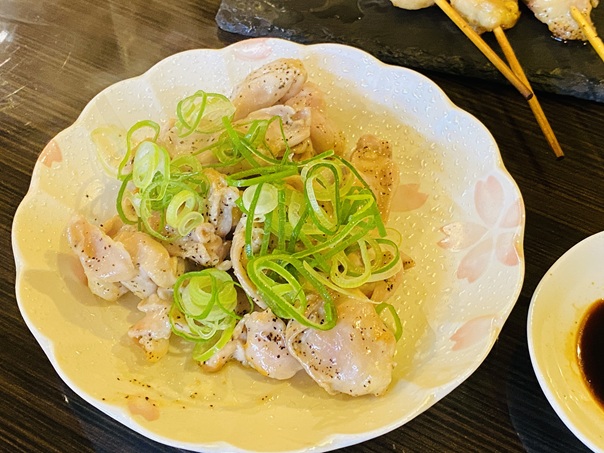 鶏ハラミ塩焼き