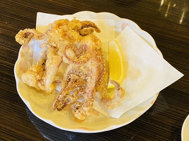 イカげそ揚げ