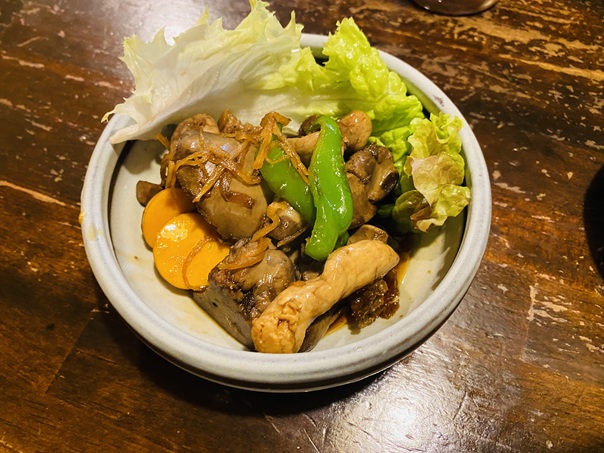 鶏のもつ煮