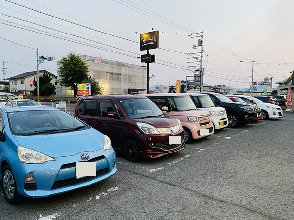 くしわか 駐車場