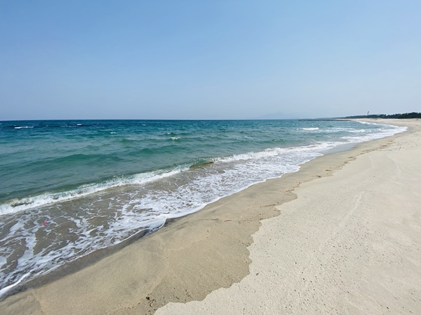 弓ヶ浜海岸　海岸沿い