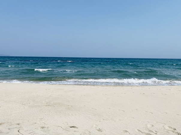 弓ヶ浜　水平線