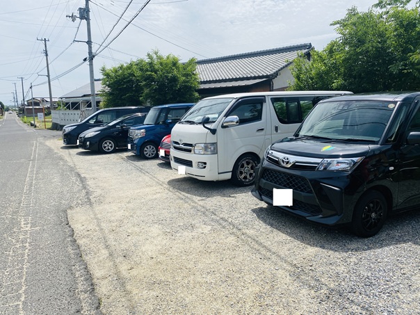 黄昏タンデム　駐車場