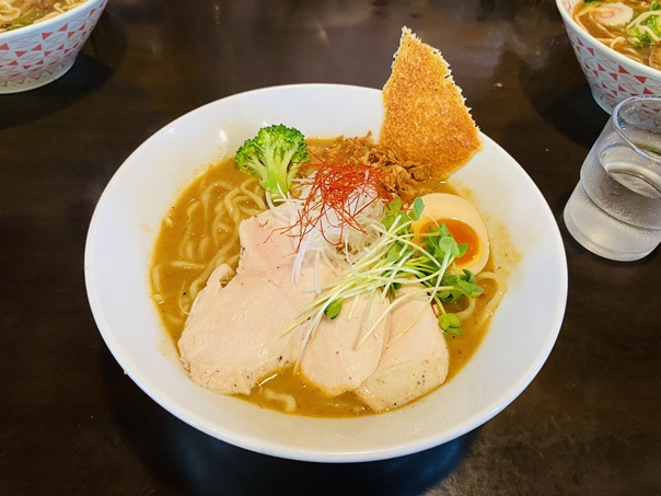 黄昏タンデム　月光鶏歩タそば