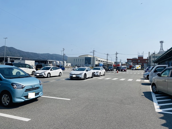 境港水産物直売センター　駐車場