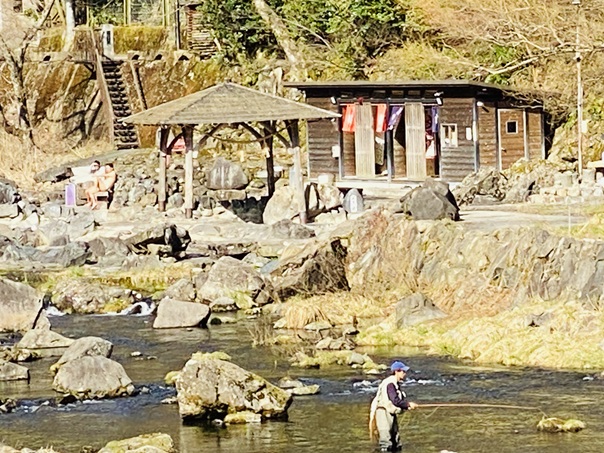湯原温泉街　砂湯　