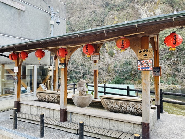 湯原温泉　手湯・足湯