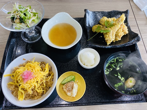 丸亀骨付鳥一丁 とり天定食