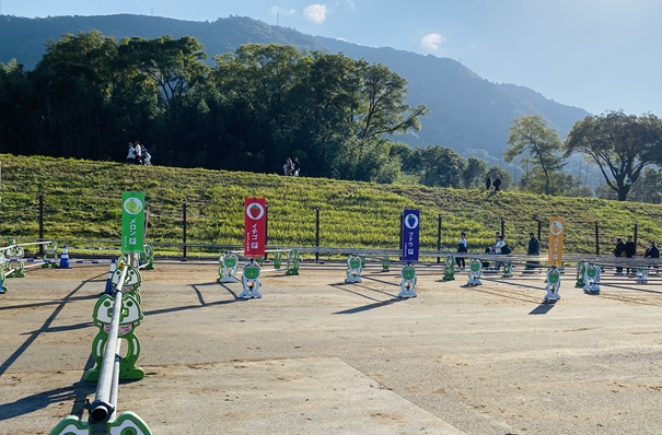 にし阿波の花火　シャトルバス乗り場