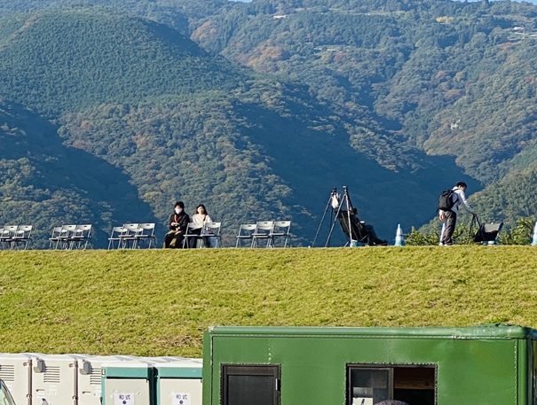 にし阿波の花火　カメラ席
