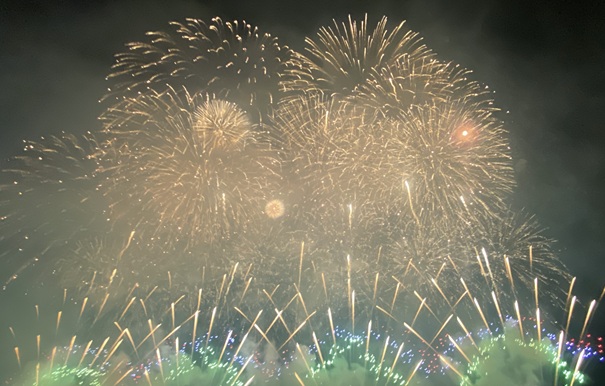 にし阿波の花火　フィナーレ