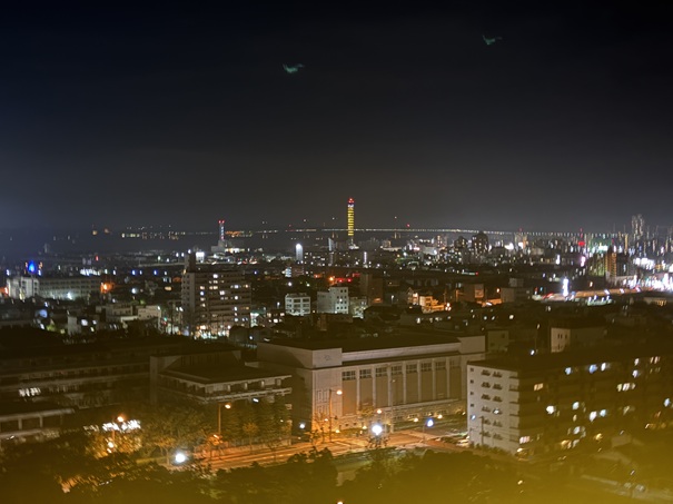 丸亀城キャッスルロード　三ノ丸展望台からの景色