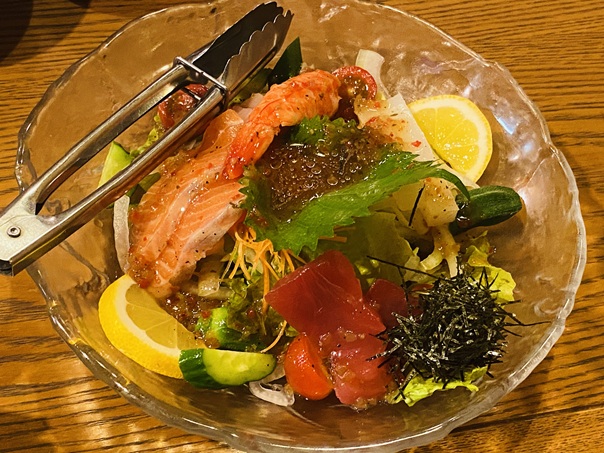柚子家 海鮮サラダ
